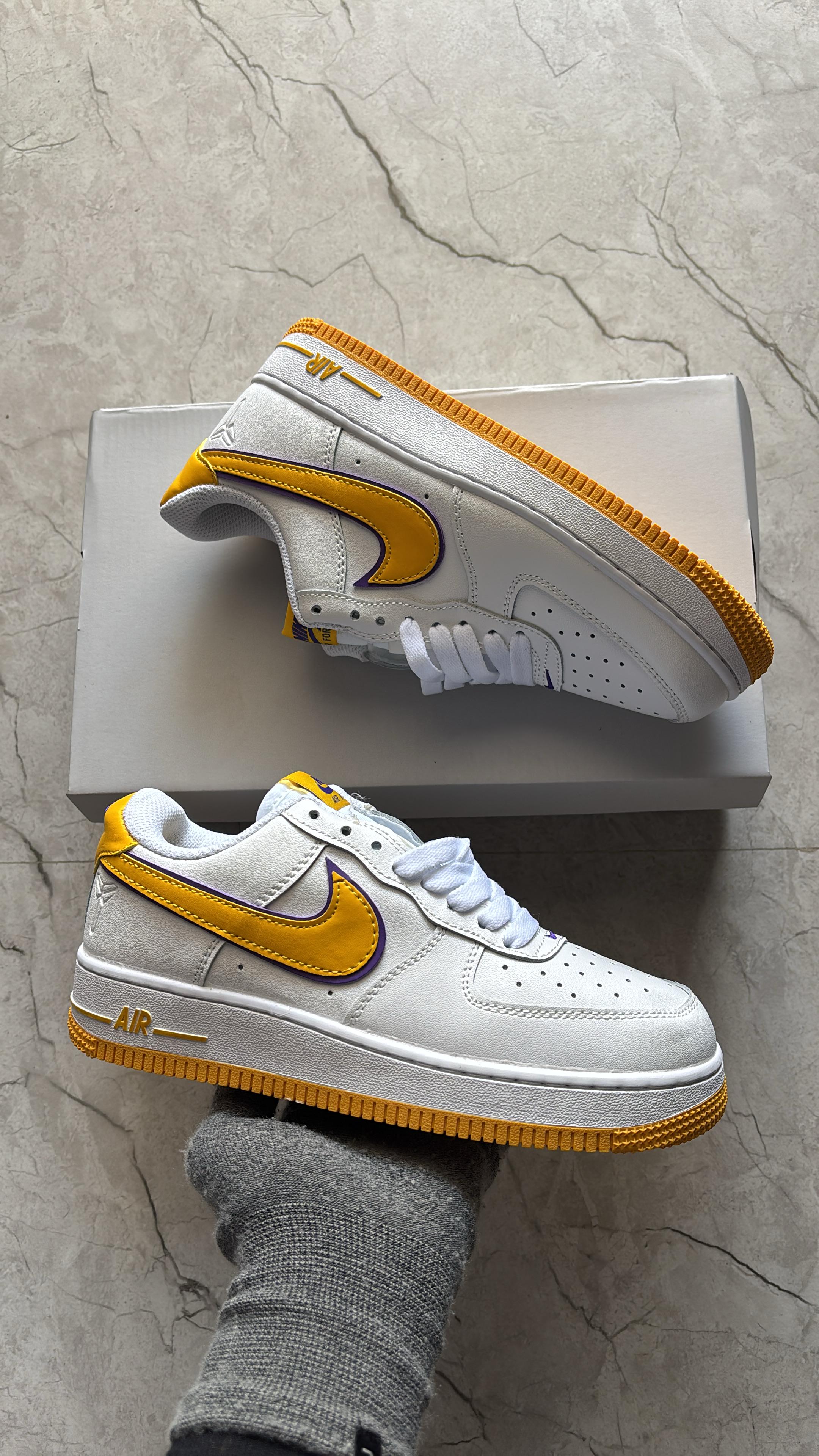 Nike Airforce originals (white-yellow) (View 2)